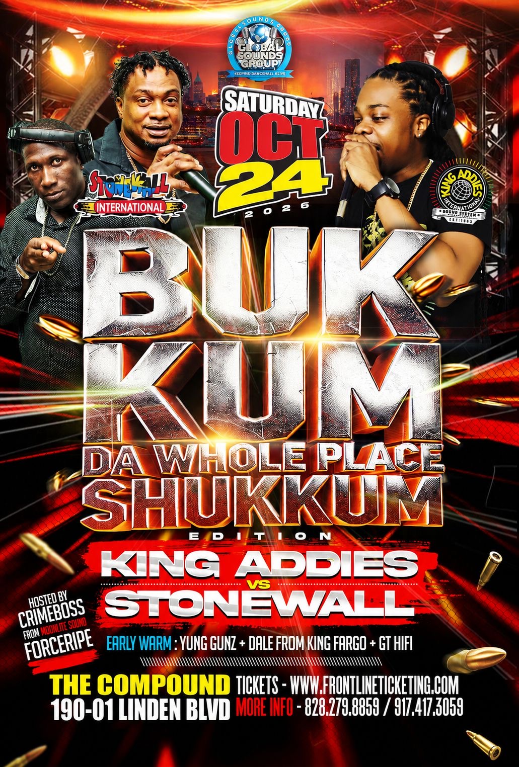 King Addies vs Stonewall flyer