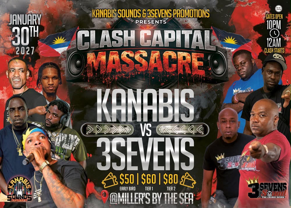 Clash Capital Massacre — Kanabis vs 3Sevens event flyer